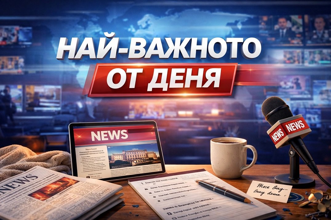 най-важните новини за деня